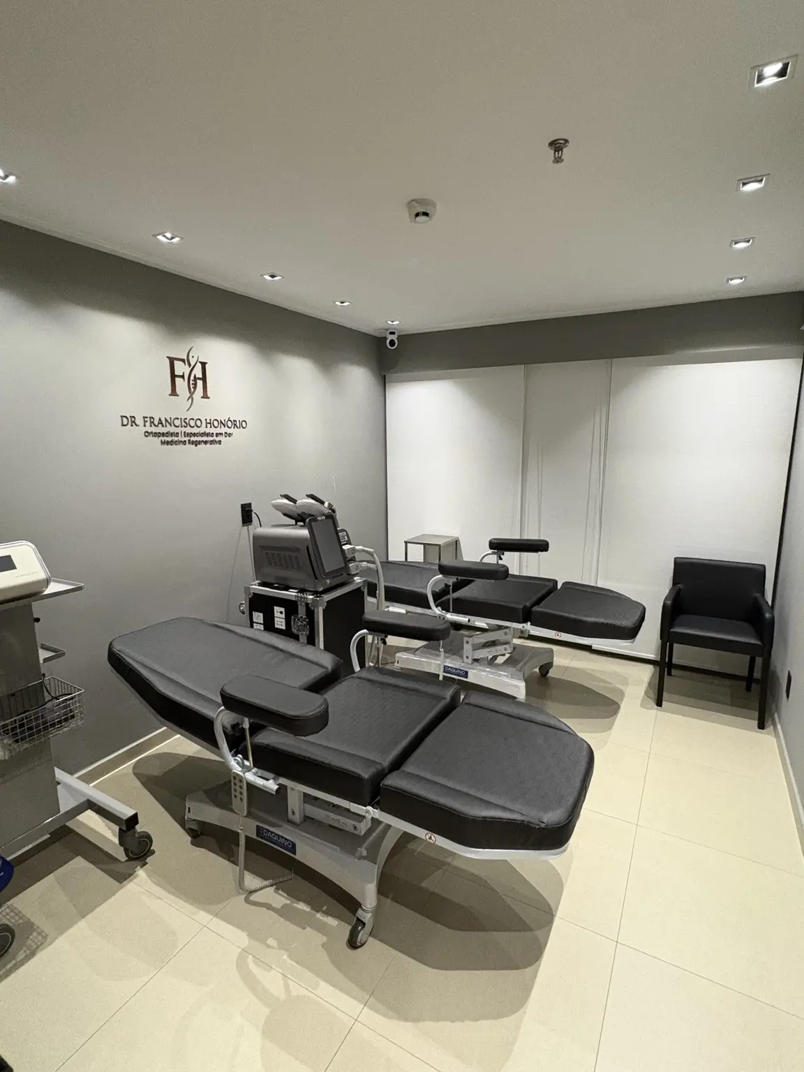 Sala de terapias tecnológicas da clínica